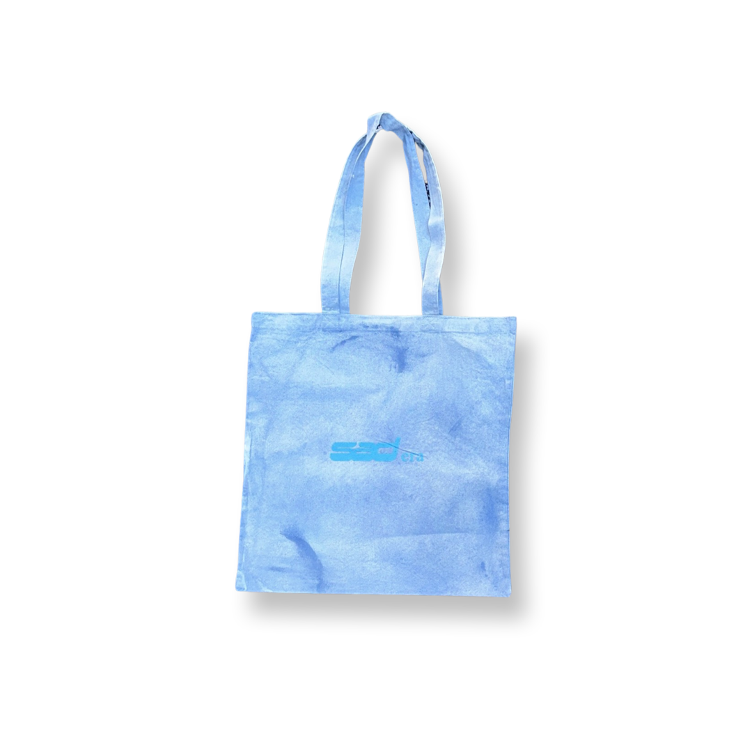 Powder blue tote clearance bag